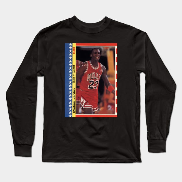 BASKETBALLART -JORDAN CARD 4 Long Sleeve T-Shirt by JORDAN-ART23